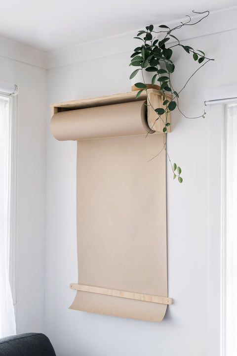 Ply Kraft Paper Roller with Shelf - Love Bradbury