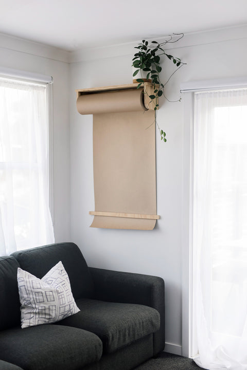 Ply Kraft Paper Roller with Shelf - Love Bradbury