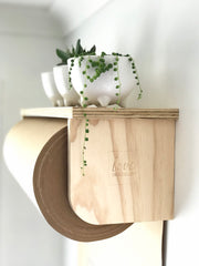 Ply Kraft Paper Roller with Shelf - Love Bradbury